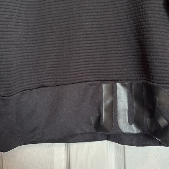 Nike Dri-Fit women’s black ribbed crew neck sweatshirt size medium - Picture 4 of 8